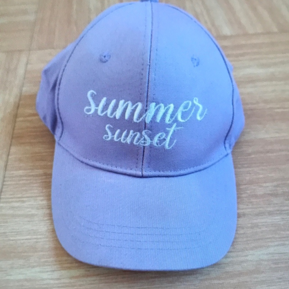 Purple 'Summer Sunset' Baseball Cap